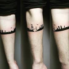 Istanbul Silueti Dovmesi City Armband Tattoo Grup Dovme Kol Bandi Dovme Tattoo