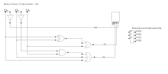 Binary To Excess 3 Code Converter 3 Bit