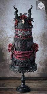 Gothic Halloween Cake Cake By Tamara Gothic Wedding Cake Gothic Cake Halloween Cakes
