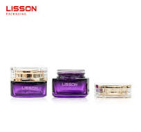 Set de cosméticos de vidrio morado degradado al por mayor ...