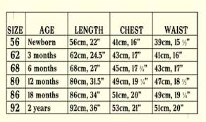 Persnickety Clothing Size Chart Mustard Pie Clothing Size Chart