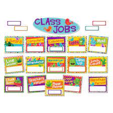 A Sharp Bunch Job Chart Mini Bulletin Board Set Job Chart Classroom Jobs Bulletin Board Classroom Job Chart