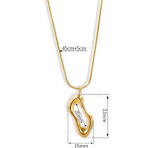 Custom Molten Irregular Circle Pendant Necklace Suppliers ...