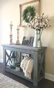 20 Beautiful Entry Table Decor Ideas To Give Some Inspiration On Updating Your House Or Adding Fresh And N Farm House Living Room Home Decor Entry Table Decor