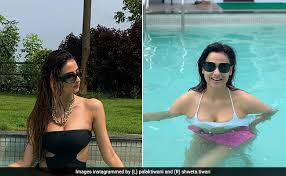 My kids mean the world to me. Pics From Shweta Tiwari And Daughter Palak S Pool Time