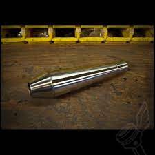 1 1 2 Stainless Steel Universal Cone Muffler Stainless Steel Motorcycle Cone Muffler Vintage Cafe Racer Motorcycle Exhaust Muffler