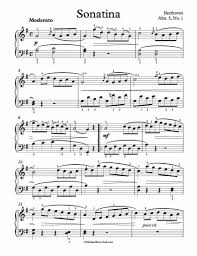 Mozart Piano Sonata In C Major K545 Sheet Music Free Piano Sheet Music Sonatina In G Beethoven Anh 5 No 1 Piano Pianolessons Piano Sheet Piano Sheet Music Piano Sheet Music Free