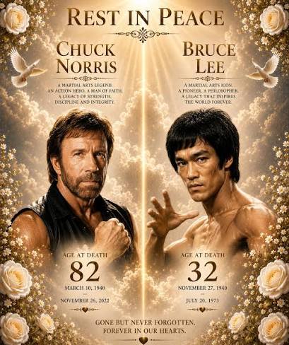 Pawsome - Chuck Norris and Bruce Lee shared one of the most legendary  friendships and rivalries in martial arts history. Before becoming global  movie icons, both men deeply respected each other's skill,