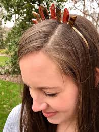 Tiger Eye and Red Jasper Crystal Crown