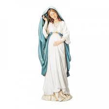 Pregnant Madonna Statue Leaflet Missal