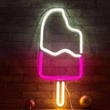 Neon Light Led Neon Ice Cream Lights Art Wall Decorative Lights