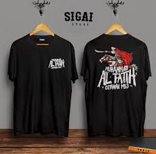 Ada cara yang menyenangkan untuk mengubah kepribadian anda. Sigai Muhammad Al Fatih T Shirt Al Fatih T Shirt Distro T Shirt Shopee Philippines