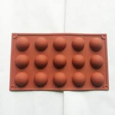 15 Cavites Moule En Silicone Dome Demi Sphere Demi Ronde Flexible En Silicone Chocolat Bonbon Gateau Truffe Mini Gate Teacake Gateaux De The Moule En Silicone