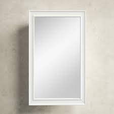 Recessed wood framed medicine cabinets. Birch Lane Tiarra Recessed Framed Medicine Cabinet Reviews Wayfair