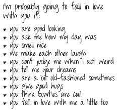 My Check List You Tick All The Boxes Be Yourself Quotes Love Quotes For Her Falling In Love Quotes