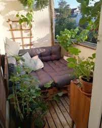 Palettensofa Palettenmobel Balkon Balkonien Bal Wohnung Balkon Dekoration Balkonien Kleiner Balkon Garten