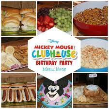 8 Mickey Mouse Birthday Party Menu Ideas Easy Party Food Ideas For Kids Birthday Party Menu Kids Birthday Party Food Mickey Party Foods