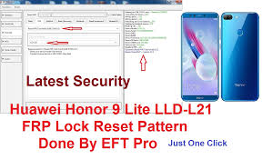 In the android device manager interface, choose the device you want to unlock > click lock button > enter a temporary password (no need . Huawei Honor 9 Lite Lld L21 Frp Lock Reset Pattern Done By Eft Pro Gsmzee
