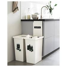 Filur Bin With Lid White 11 Gallon Ikea Ikea Home Ikea Apartment Decor