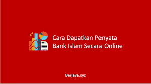 Contoh e statement bank islam five common mistakes. Cara Dapatkan Penyata Bank Islam Print Statement Online