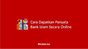 Bank islam menawarkan pembiayaan rumah yang berasaskan shariah dan pakej refinancing khas untuk pelanggan perbankan islamik. Cara Dapatkan Penyata Bank Islam Print Statement Online