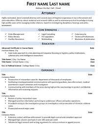 Top Legal Resume Templates Samples