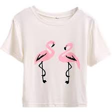 T Shirt Animal Pattern Short Sleeve Casual Top 67 Brl Liked On Polyvore Featuring Tops T Shirts Pink Top Pink T Shirt Short S Blusa Tumblr Roupas Looks