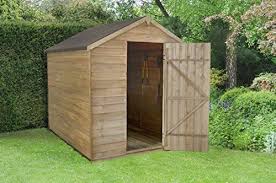 Holz 6 X 8 Apex Gartenhaus Druck Behandelt Garden Shed Ohne Fenster Gartenhaus Garten Haus