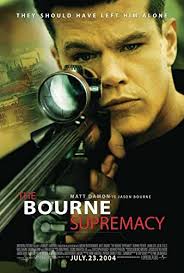 Matt Damon In The Bourne Supremacy 2004 In 2020 Bourne Movies Bourne Supremacy Movie Posters