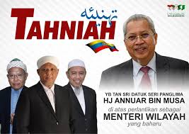 Written on thursday, july 01, 2021. Yb Tan Sri Dato Seri Panglima Hj Annuar Bin Musa Menteri Wilayah Persekutuan Yang Baharu Berita Parti Islam Se Malaysia Pas