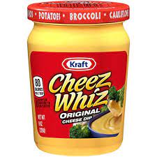 Kraft cheez whiz original plain cheese dip is prepared with high quality ingredients and has a superbly yummy and luxurious taste you're sure to love. Cheez Whiz Original Cheese Dip 15 Oz Jar Pack Of 2 By Kraft Amazon De Grocery