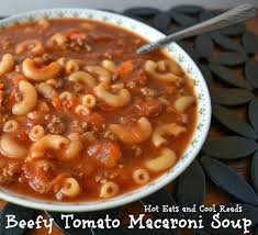 Beefy Tomato Macaroni Soup Recipe Recipe Macaroni Soup Recipes Tomato Macaroni Soup Recipe Recipes