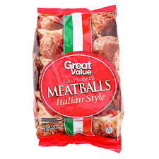 Great Value Fully Cooked Italian Style Meatballs 32 Oz Walmart Com
