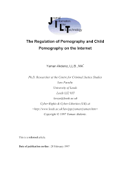 With regard to women's rights, in addition to cedaw. Pdf The Regulation Of Pornography And Child Pornography On The Internet