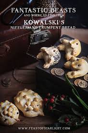Fantastic Beasts And Where To Find Them Kowalski S Niffler And Erumpent Bread Recette Recette Harry Potter Cuisine Et Boissons Et Recettes De Cuisine