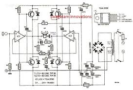 4w bridge amplifier using lm388. 120 Watt Amplifier Circuit Using Tda 2030 Ic Homemade Circuit Projects