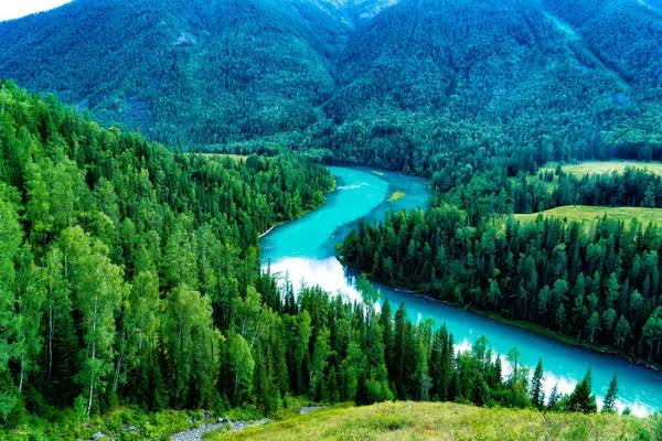 Summer Kanas Lake Altay Xinjiang China Beautiful Quiet Summer Kanas — Stock  Photo © calvin99 #383605404