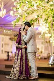 Purple Evening Gown Appliques Prom Dress Purple Tulle Lace Long Prom Dress In 2022 Indian Wedding Dress Brides Pakistani Bridal Dresses Desi Wedding Dresses
