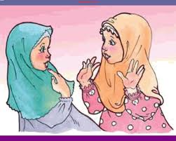 Anak perempuan yang dilahirkan paling terbaik, pantas dipuji, dan terlindungi. Gambar Kartun Muslimah Ayah Dan Anak Perempuan