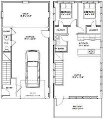 20x40 House 20x40h6a 1 053 Sq Ft Excellent Floor Plans House Plans