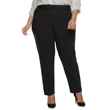 Plus Size Apt 9 Torie Midrise Curvy Straight Leg Dress Pants Dress Pants Pants Curvy Dress