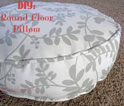 Round Gusset Floor Pillow Floor Pillows Diy Floor Pillows Round Floor Pillow