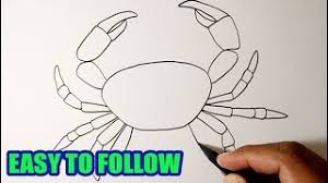 How to draw a crab,how to draw a crab for kids,how to draw a crab easy for kids,how to draw a crab step by step,how to draw. How To Draw A Crab Easy Step By Step Semi Realistic Drawing Youtube