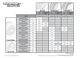 6808 tire chart slash 4x4 2009 traxxas