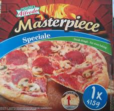 O pizza de casă cere neapărat un blat de pizza pufos, bine crescut, moale la interior și crocant la exterior. Pizza Cu Blat Pufos Speciale Trattoria Alfredo 415 G