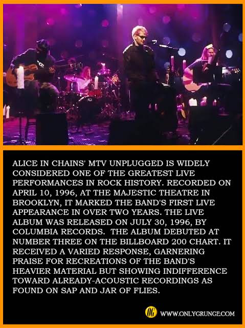 ALICE IN CHAINS UNPLUGGED: ONE OF THE GREATEST PERFORMANCES