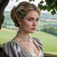 Tall, thin white woman, intricate diamond-shaped fac...