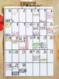 Calendar 2015 18 Months Family Planner Planner Calendar