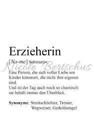 Bild Din A4 Erzieher Erzieherin Etsy Print Definitions Price Quote