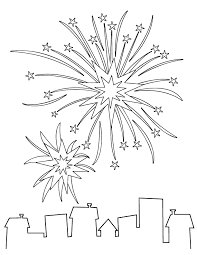 Fireworks in the night sky bursting into various colorful streaks are attractive to the eyes. Coloring Pages Make And Takes July Coloring Pages Firework Colors Fireworks